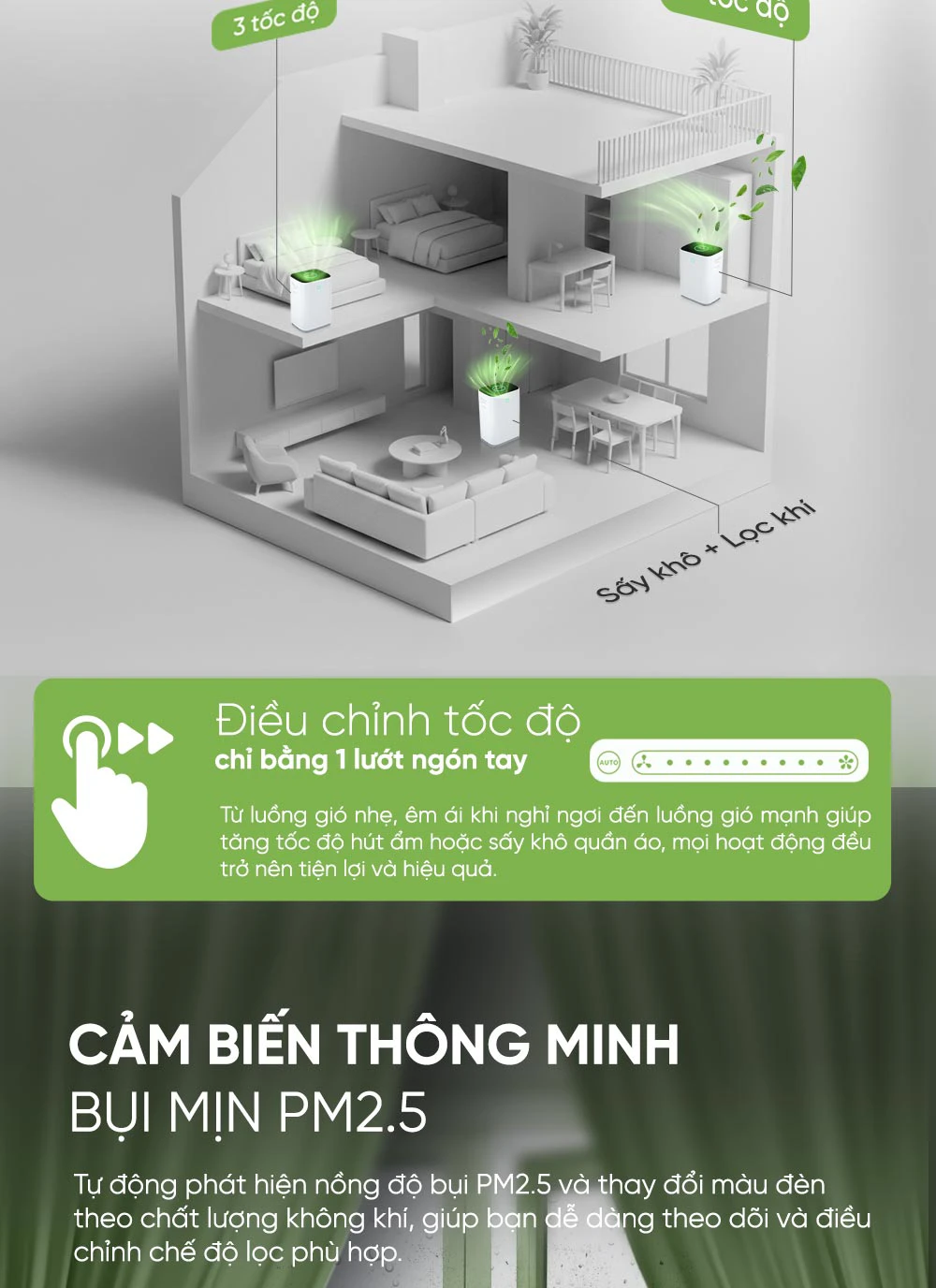 Máy hút ẩm gia đình Habibullet Max Air AHB-3525 45 lít/ngày BH245147 9